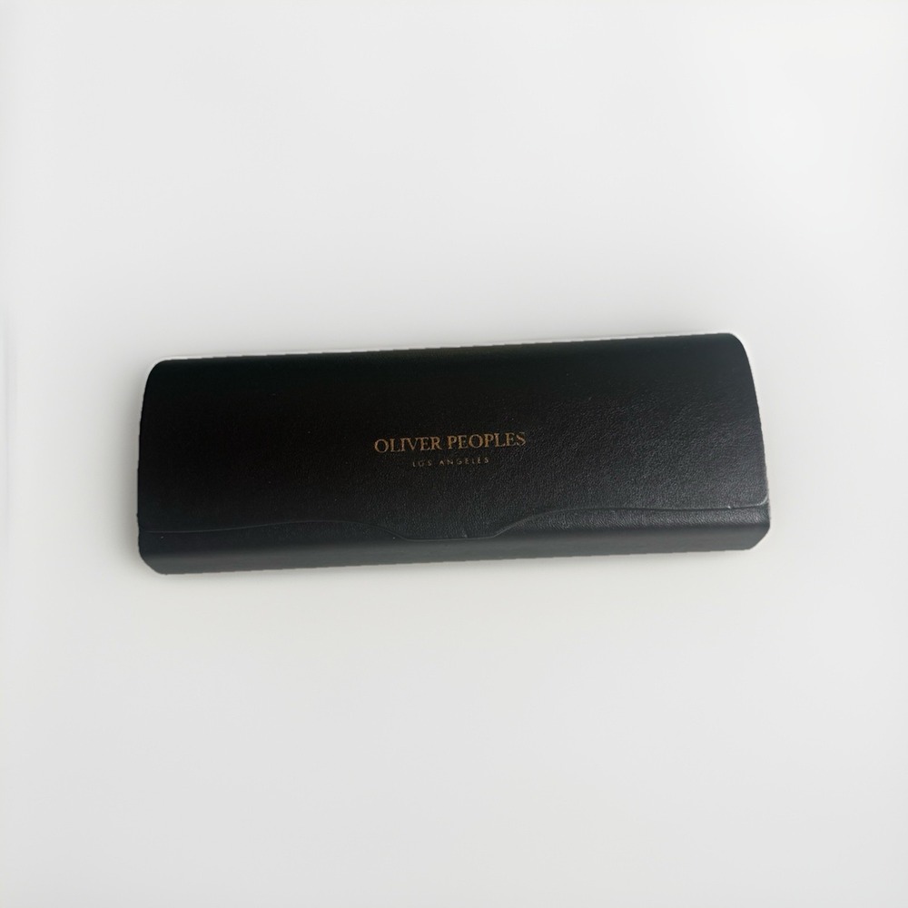 Oliver Peoples Small Glasses Sunglasses Case Dark Brown CLOTH